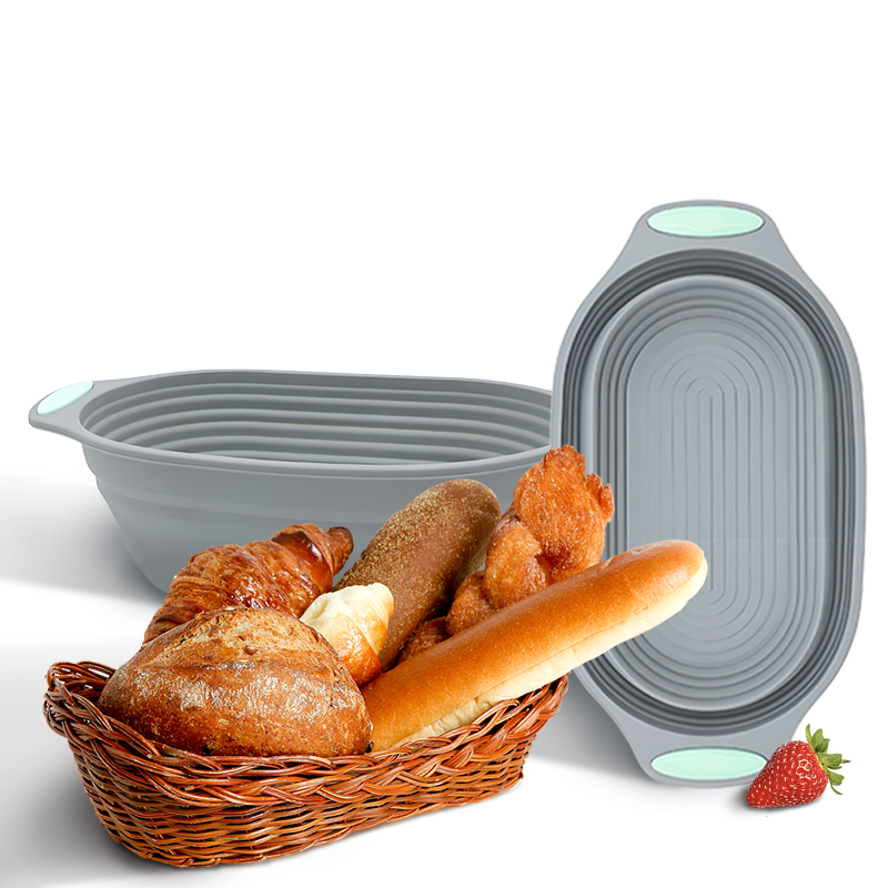 Kitchen Gadgets Website - 1PC Silicone Foldable Banneton Bread Proofing