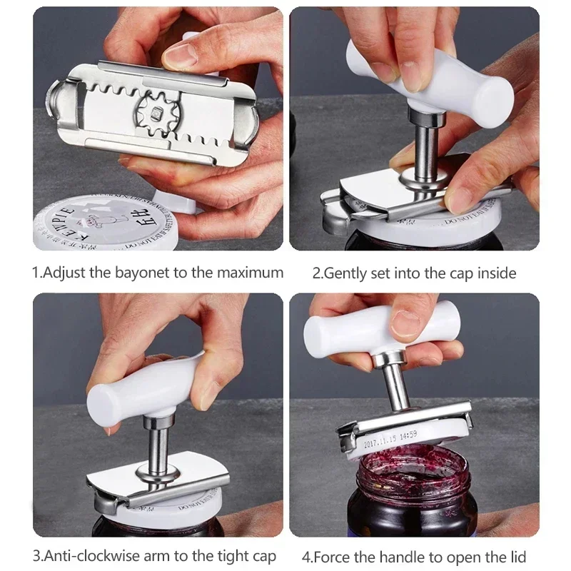 Multi-function Bottle Cap Open - Kitchen Gadgets Jar Openers review and price