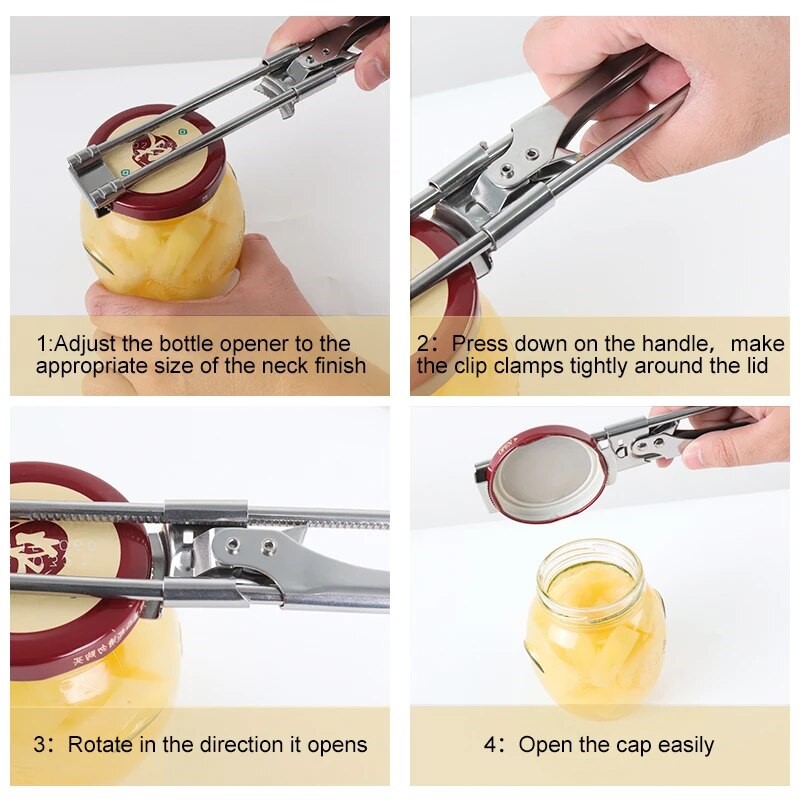 Stainless Steel Kitchen Tools  - Kitchen Gadgets Jar Openers review and price