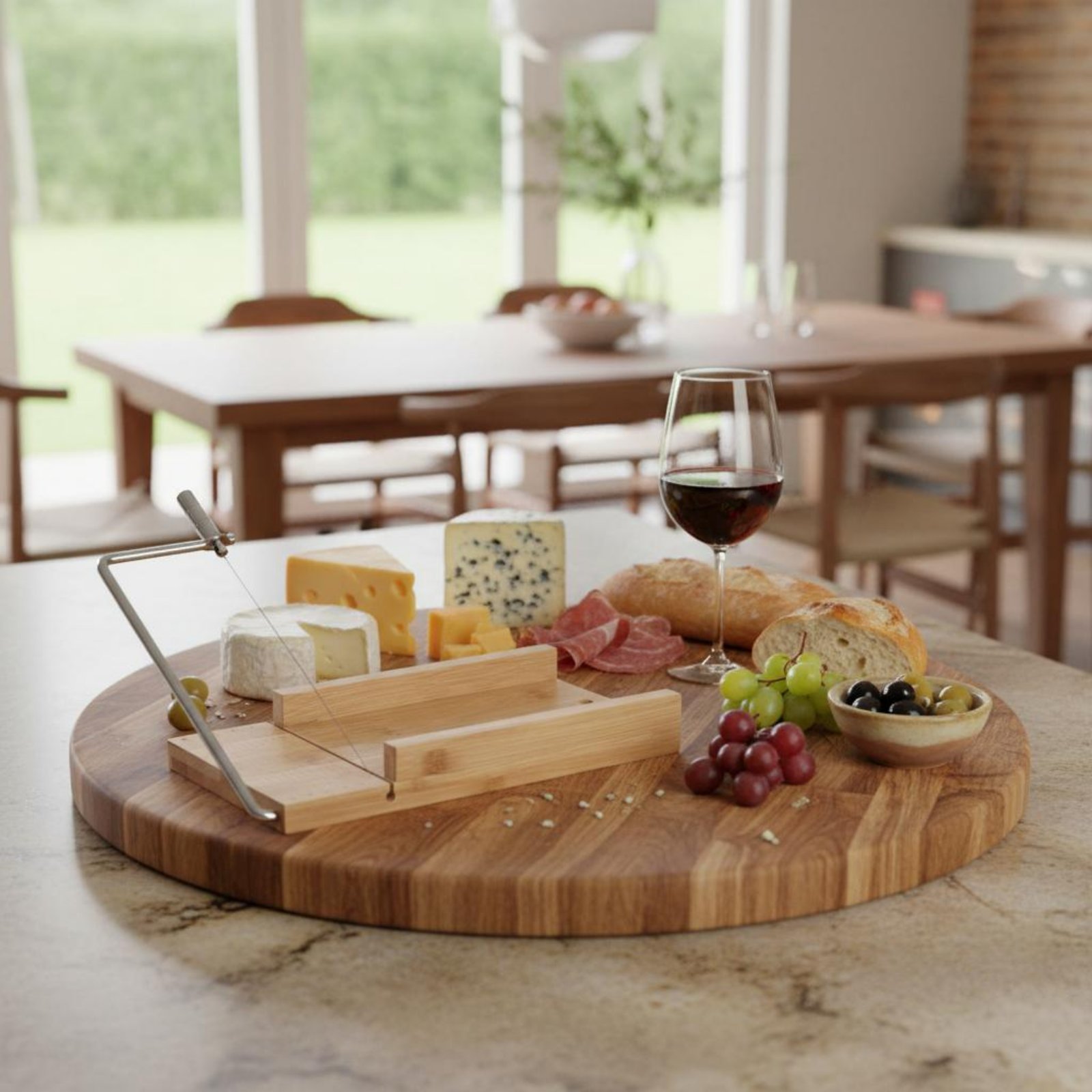 Wire Cutter Board Cuts Smoothl - Bamboo Cutting Board review and price