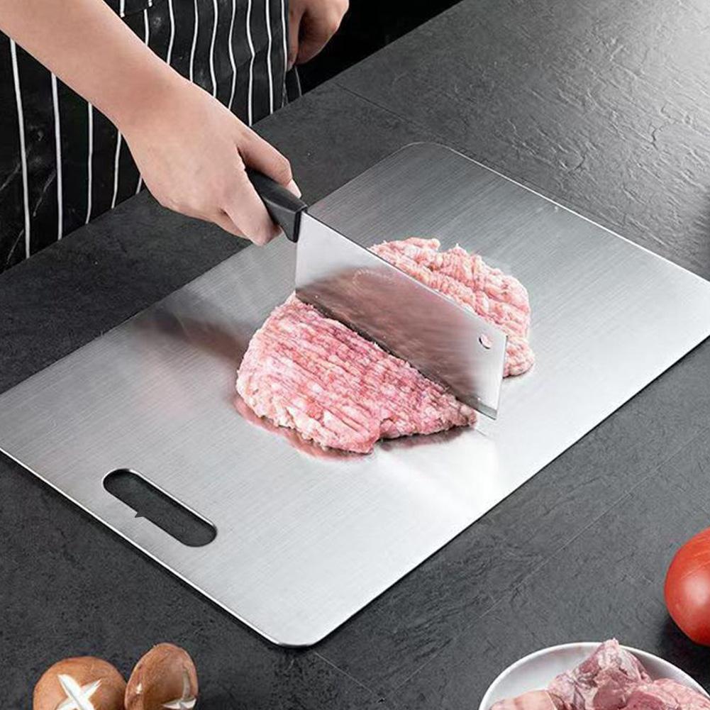 Thickened Stainless Steel Cutt - Bamboo Cutting Board review and price