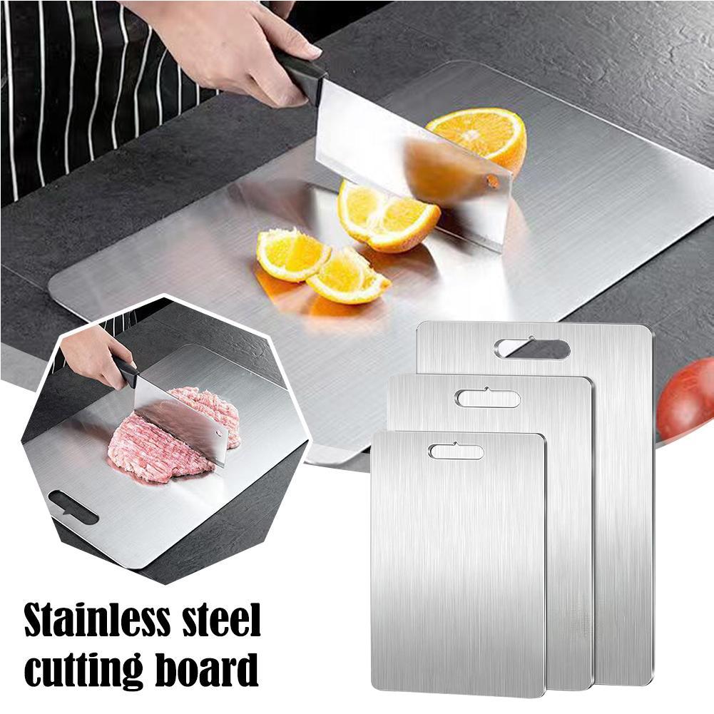 Thickened Stainless Steel Cutt - Bamboo Cutting Board review and price