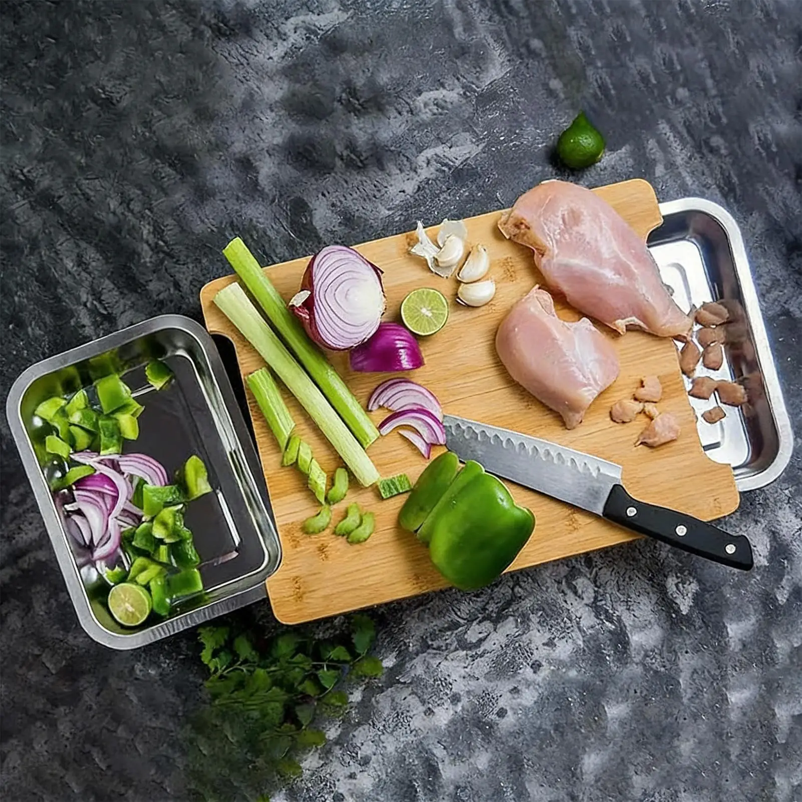 Kitchen Eco-friendly Bamboo Cu - Bamboo Cutting Board review and price
