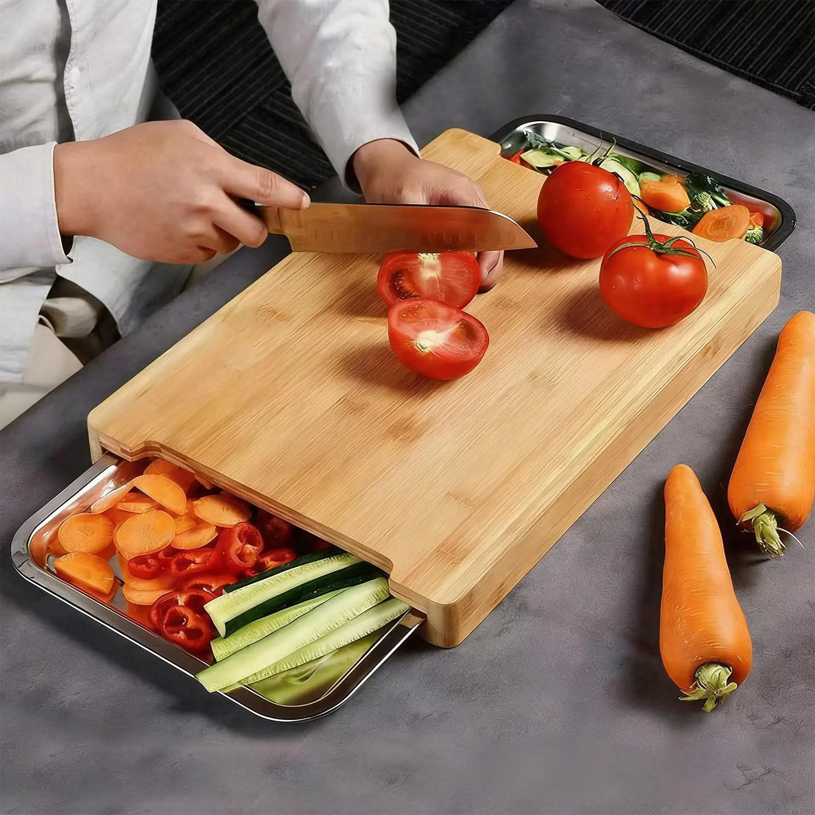 Kitchen Eco-friendly Bamboo Cu - Bamboo Cutting Board review and price