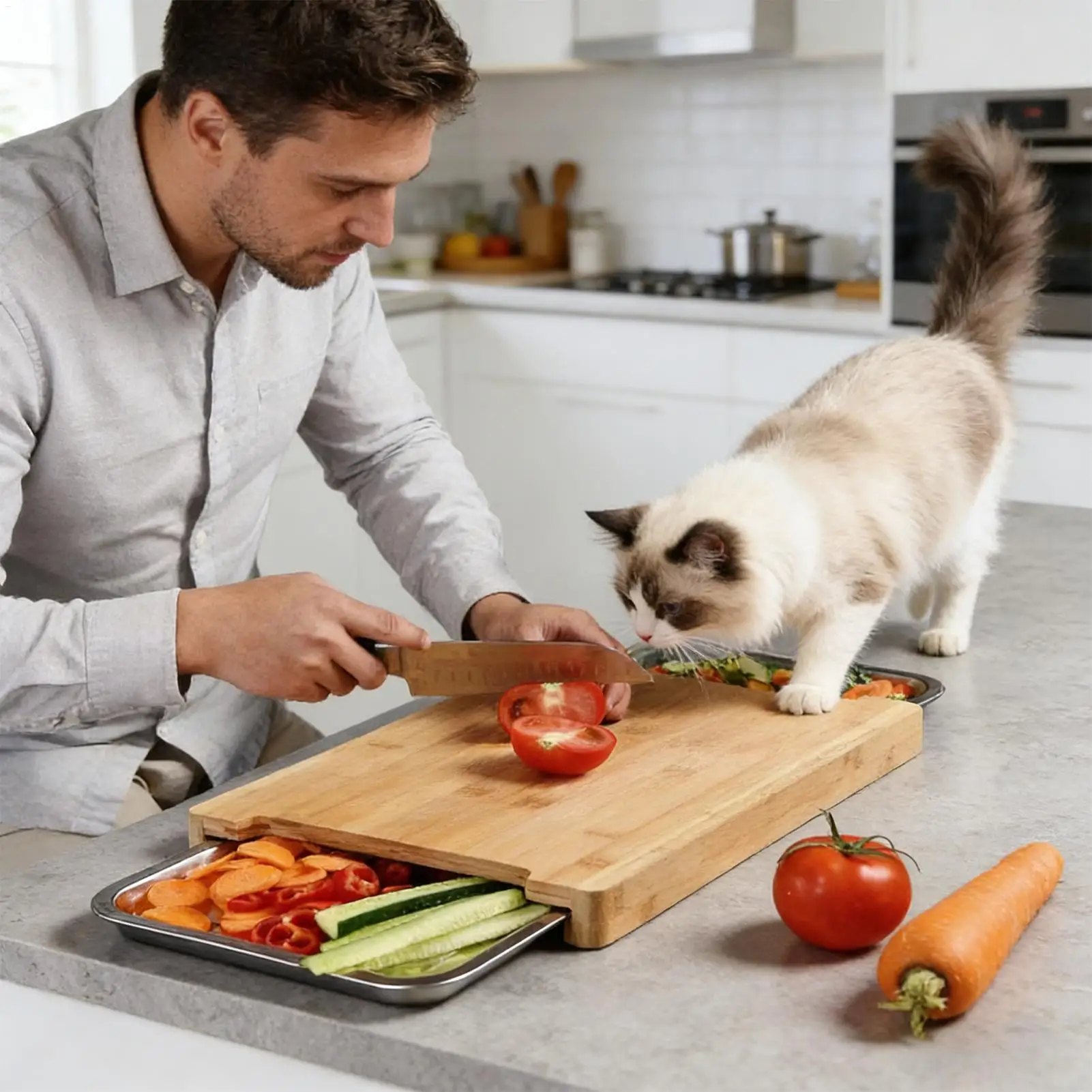 Kitchen Eco-friendly Bamboo Cu - Bamboo Cutting Board review and price