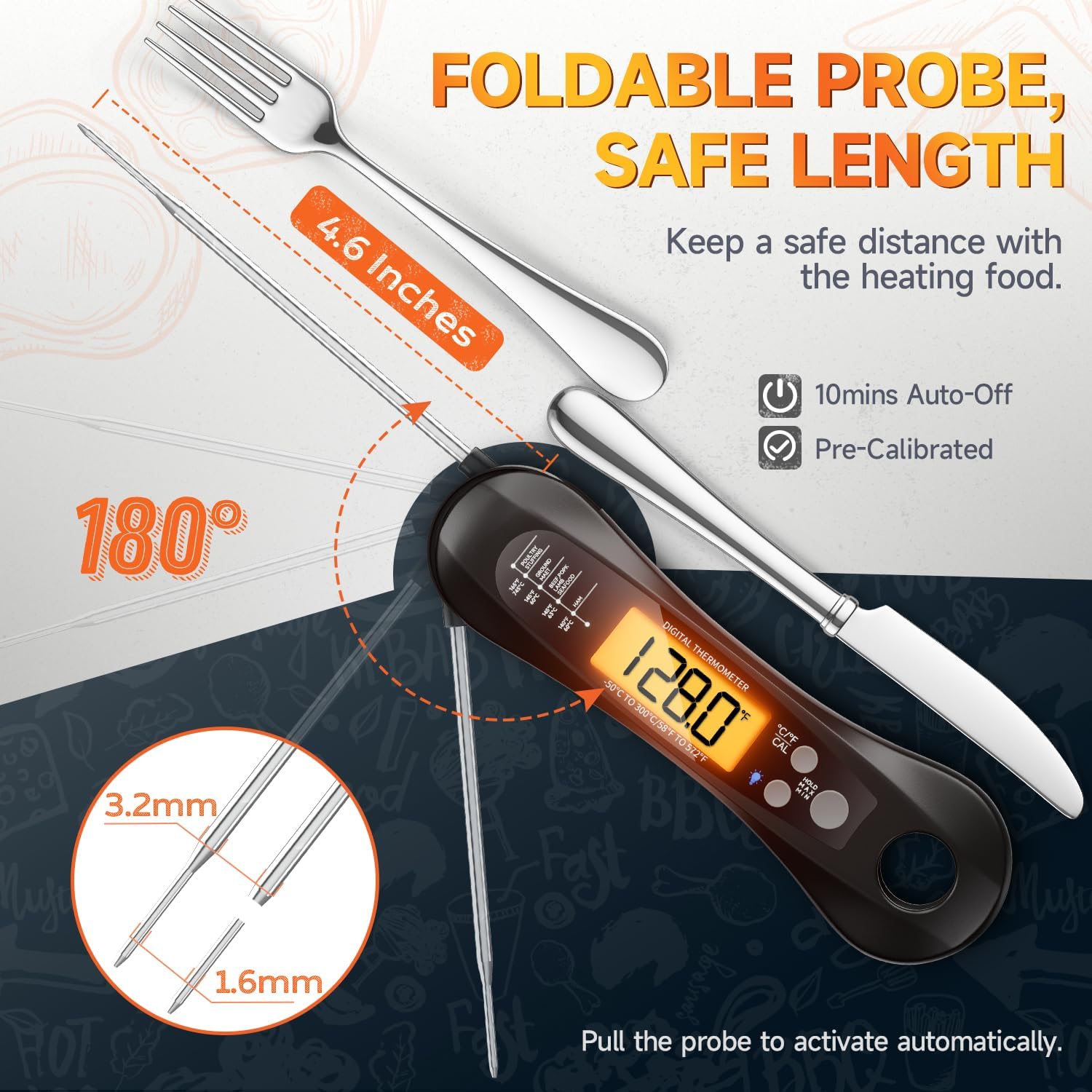 Digital Instant Read Meat Ther - Instant Read Thermometer review and price
