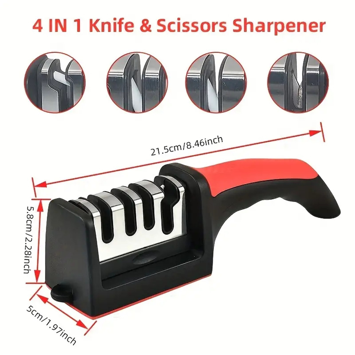 3/4 Segment Knife Sharpener Ki - Kitchen Gadgets Needed review and price