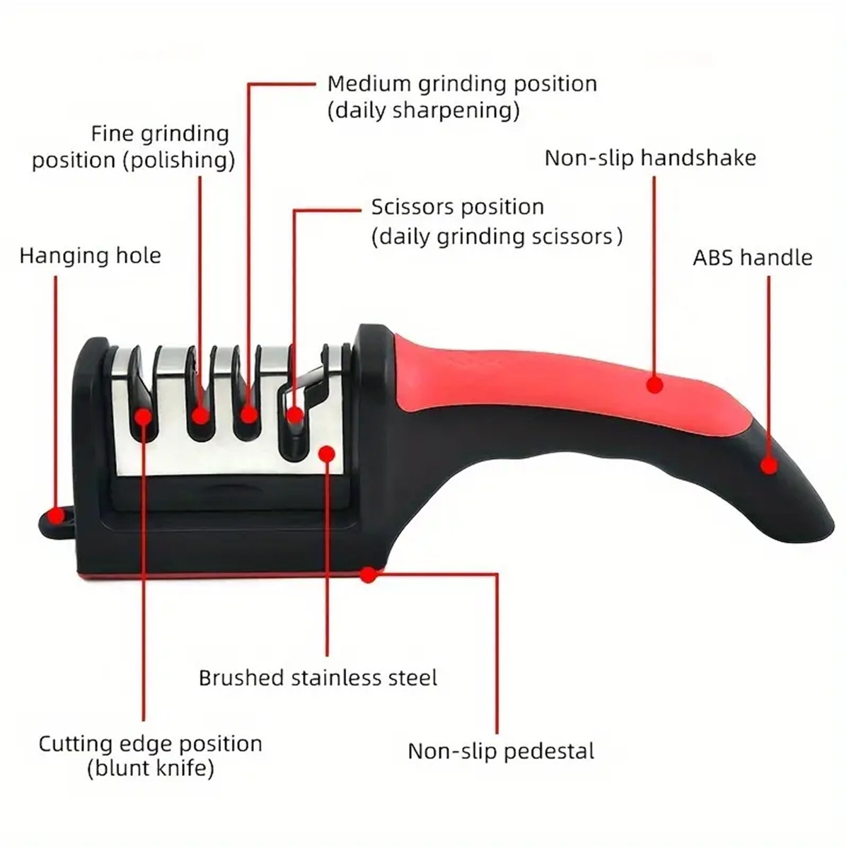3/4 Segment Knife Sharpener Ki - Kitchen Gadgets Needed review and price