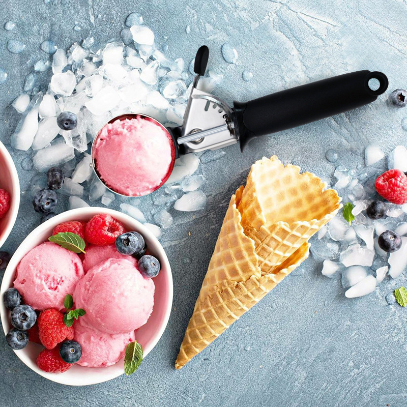 Stainless Steel Ice Cream Scoo - Kitchen Gadgets Needed review and price
