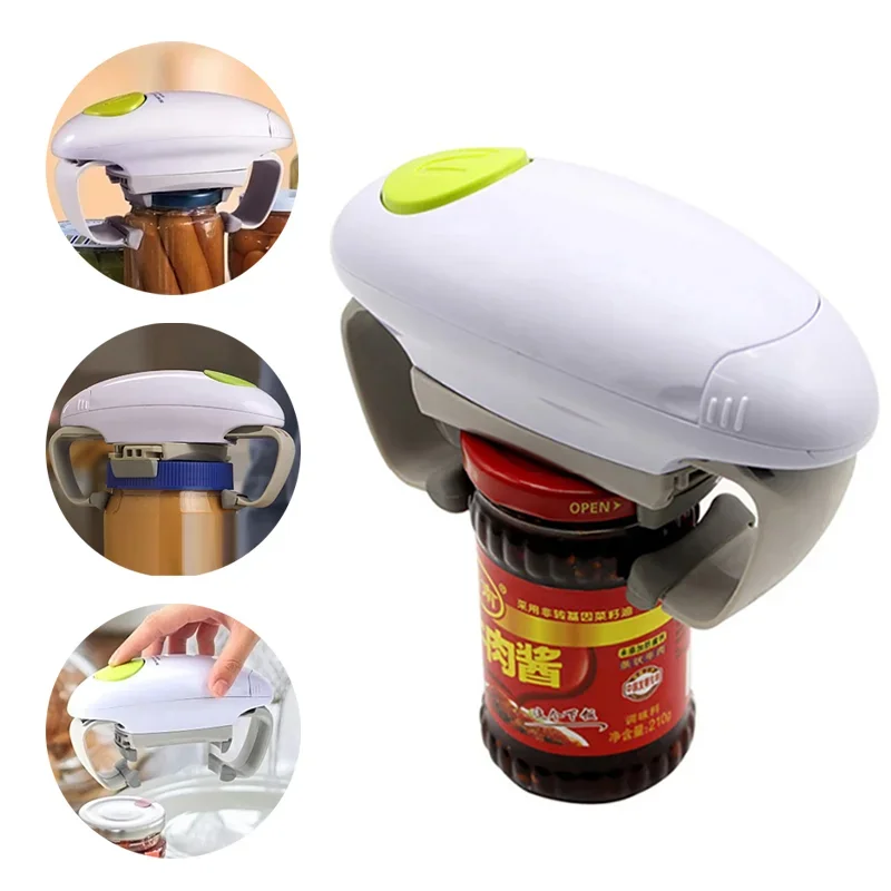 Electric Can Bottle Lid Opener - Kitchen Gadgets Jar Openers review and price