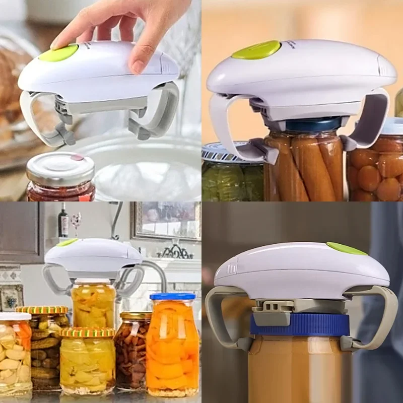Electric Can Bottle Lid Opener - Kitchen Gadgets Jar Openers review and price