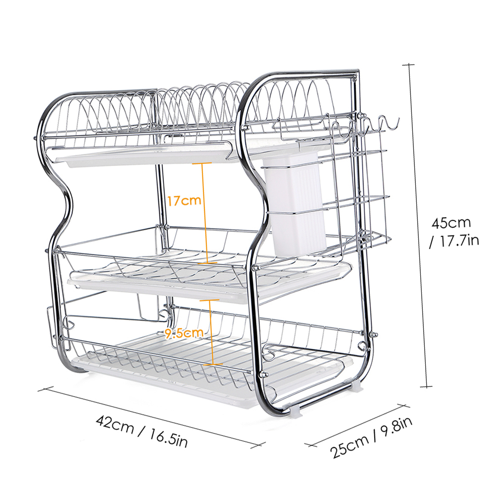 Multi-functional 3-Tier Dish R - Kitchen Gadgets Needed review and price