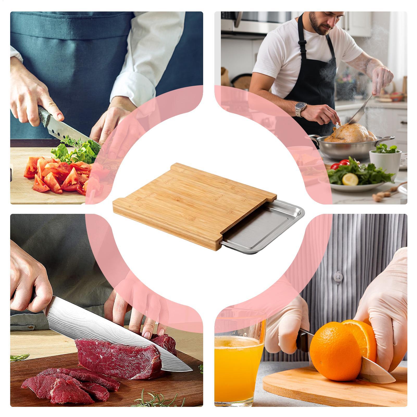Wooden Cutting Board Non-Slip  - Bamboo Cutting Board review and price