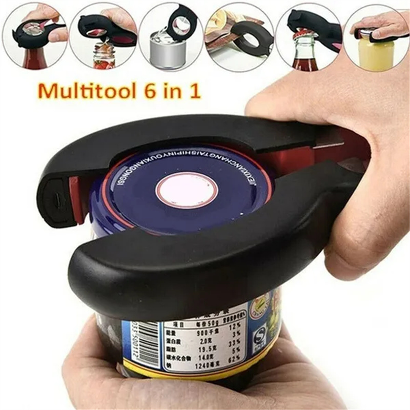 6 In 1 Bottle Opener Multifunc - Kitchen Gadgets Jar Openers review and price