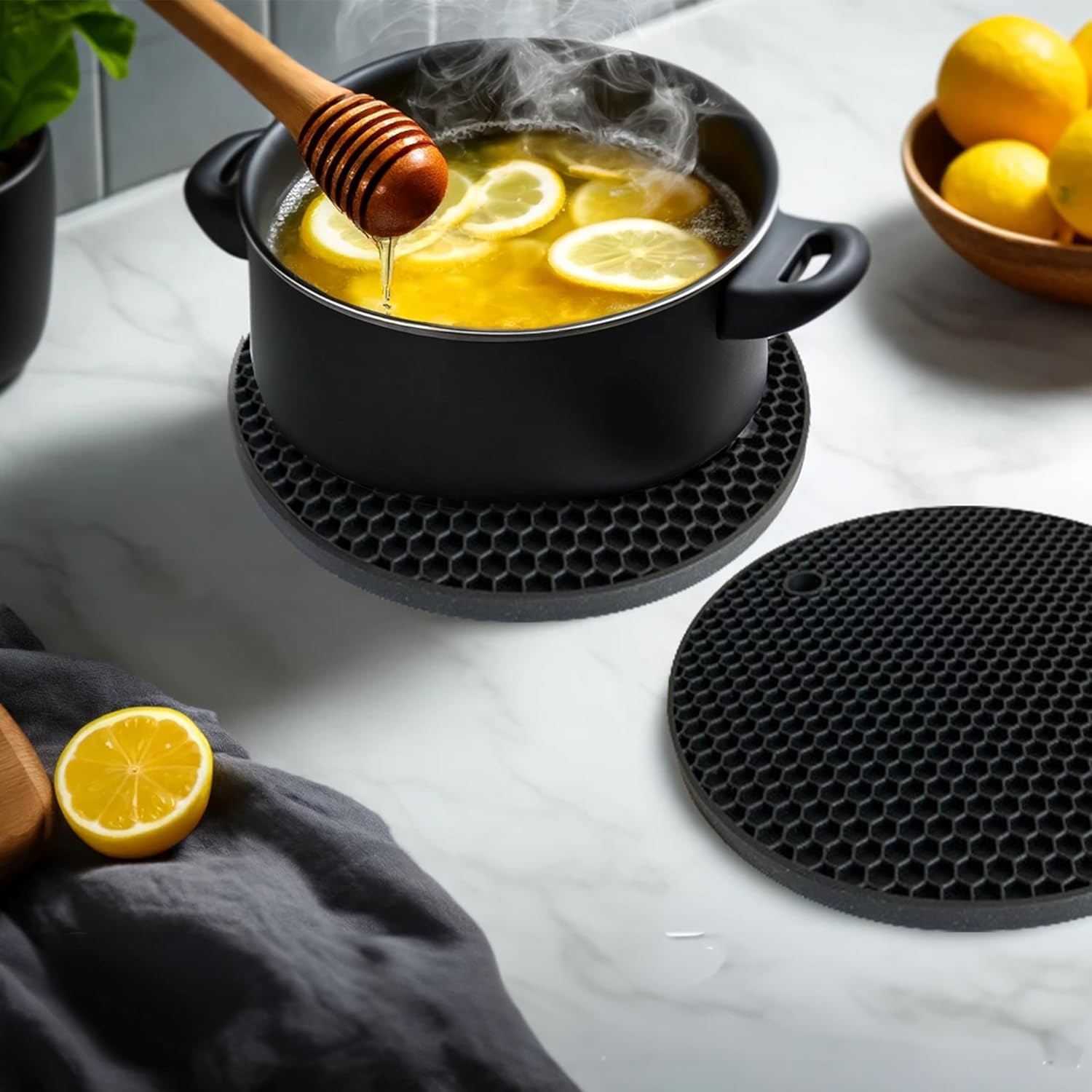 Silicone Trivet Mats Heat Resi - Kitchen Gadgets Jar Openers review and price