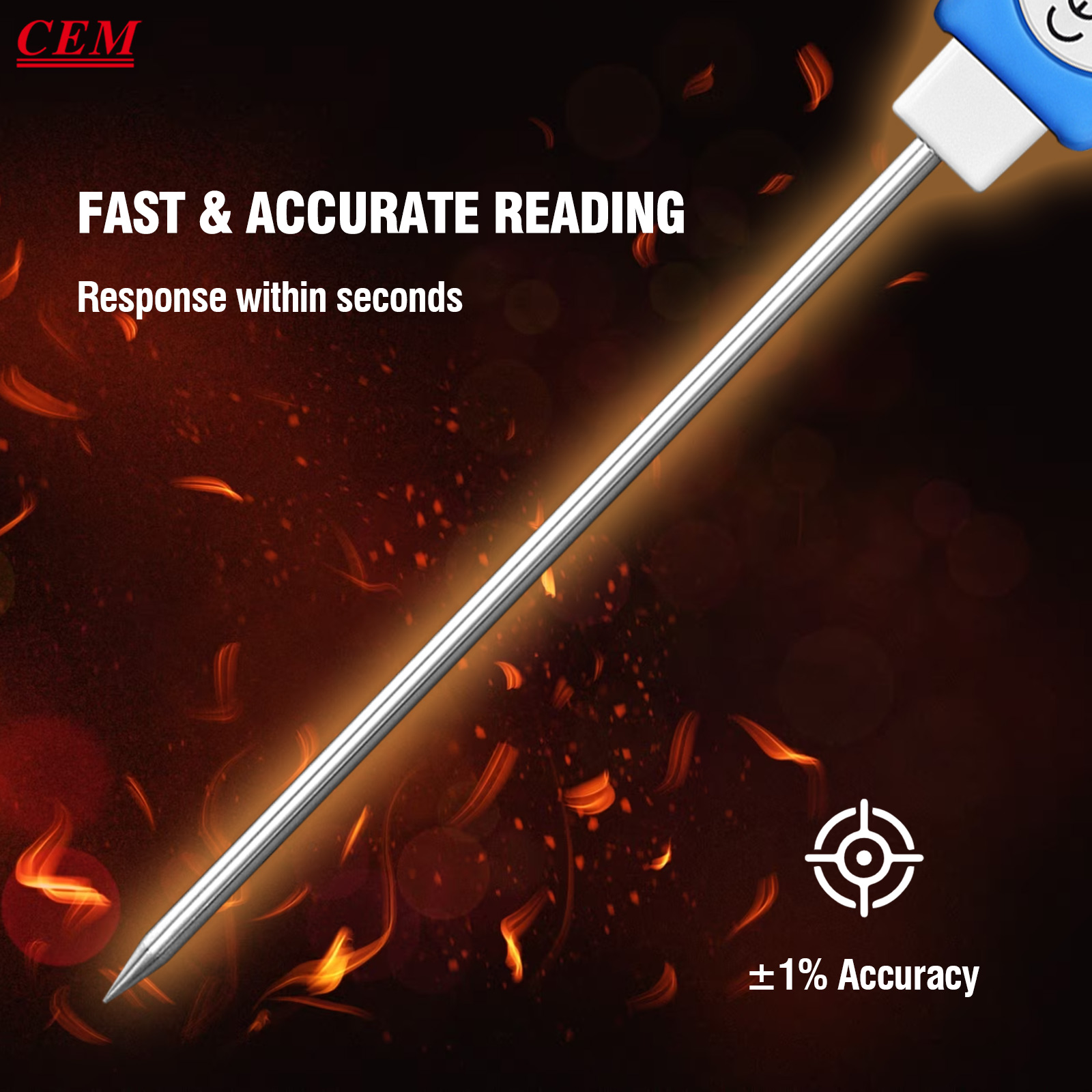 CEM Meat Thermometer Digital,  - Instant Read Thermometer review and price