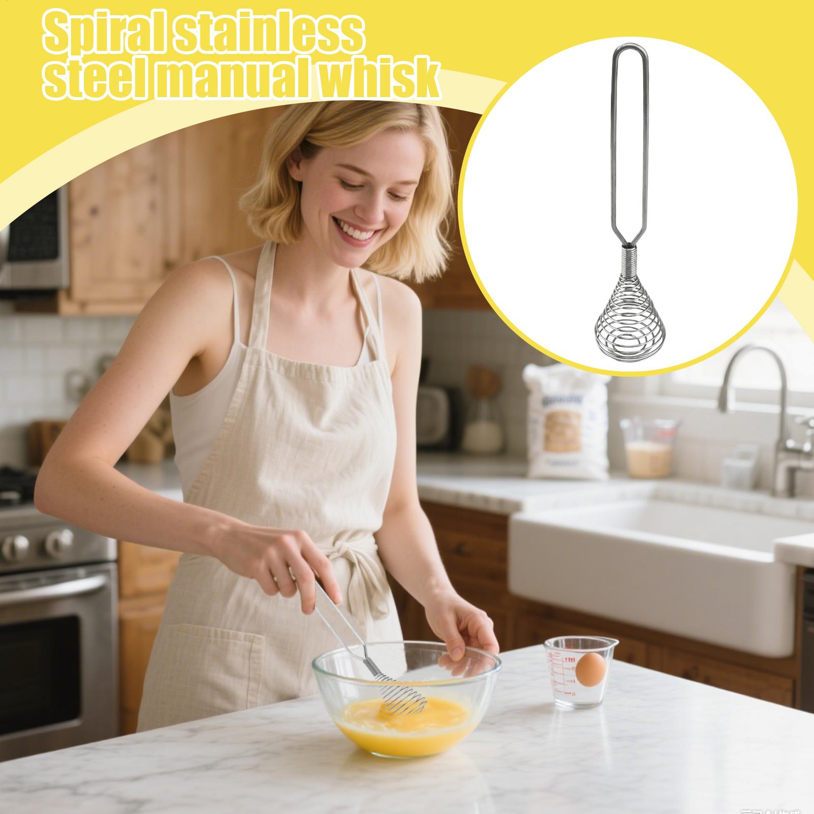 Stainless Steel Hand Whisk Spr - Quirky Kitchen Gadgets review and price