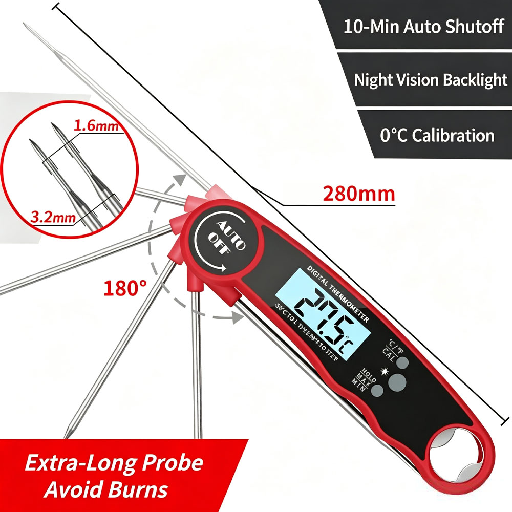 Meat Thermometer Digital – Ins - Instant Read Thermometer review and price