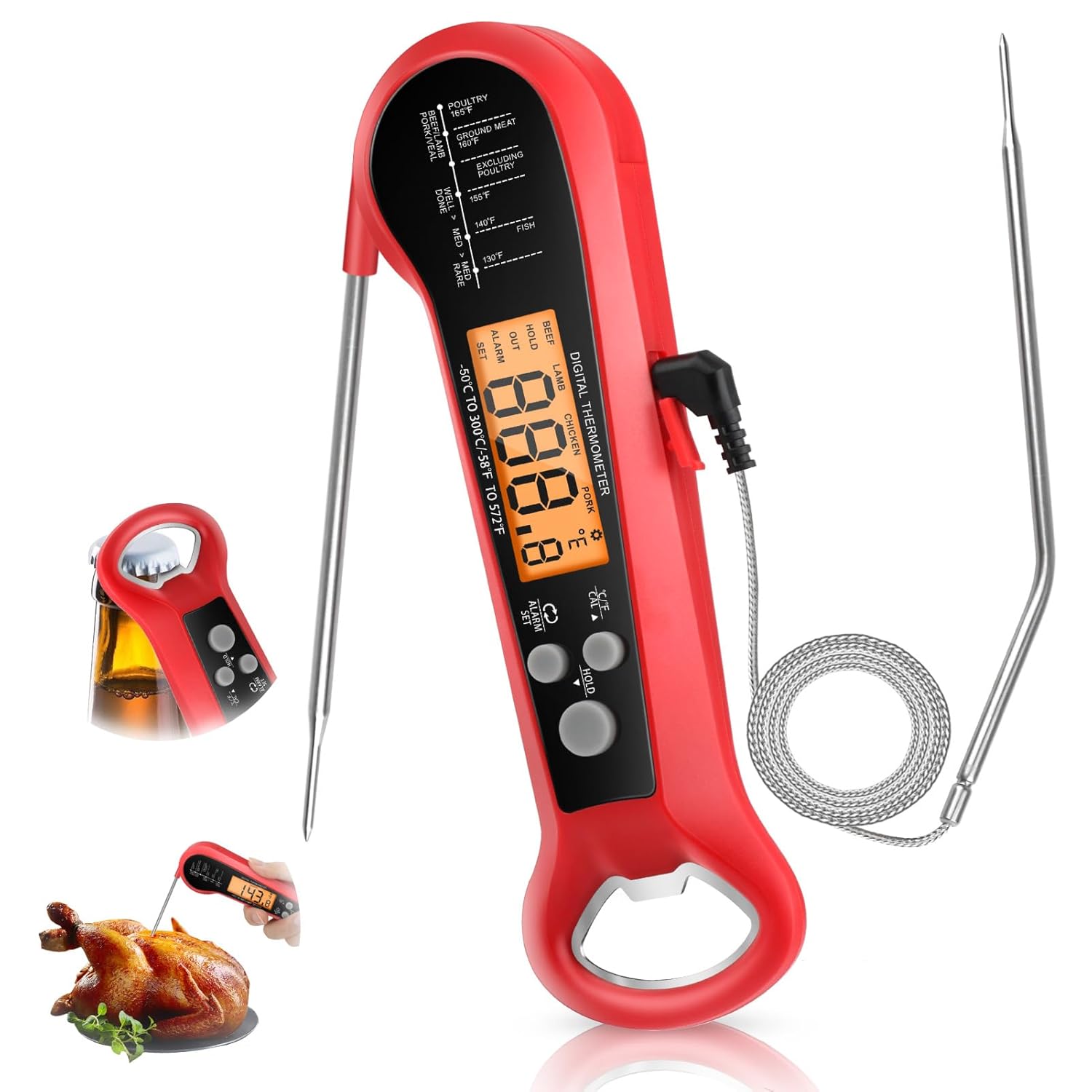 Professional Digital Meat Ther - Instant Read Thermometer review and price